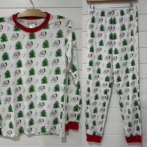 Smockingbird | Christmas Pajamas Santa Long Sleeve Top Pants Set NWT- Size Small